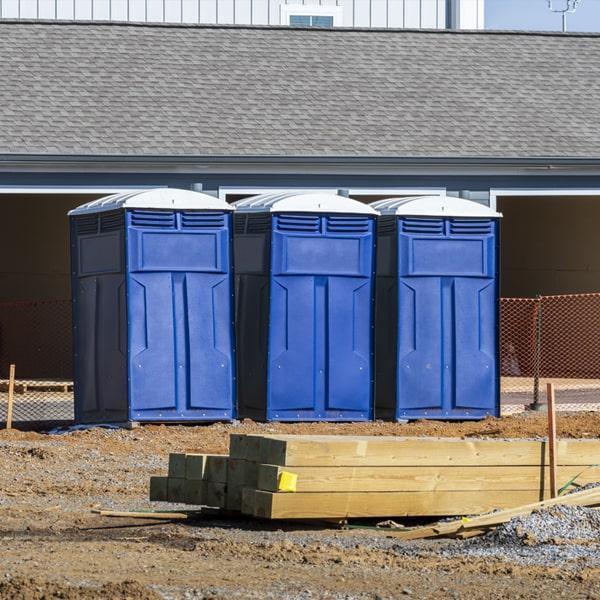 Heavy-duty construction site porta potty in Monterey, California